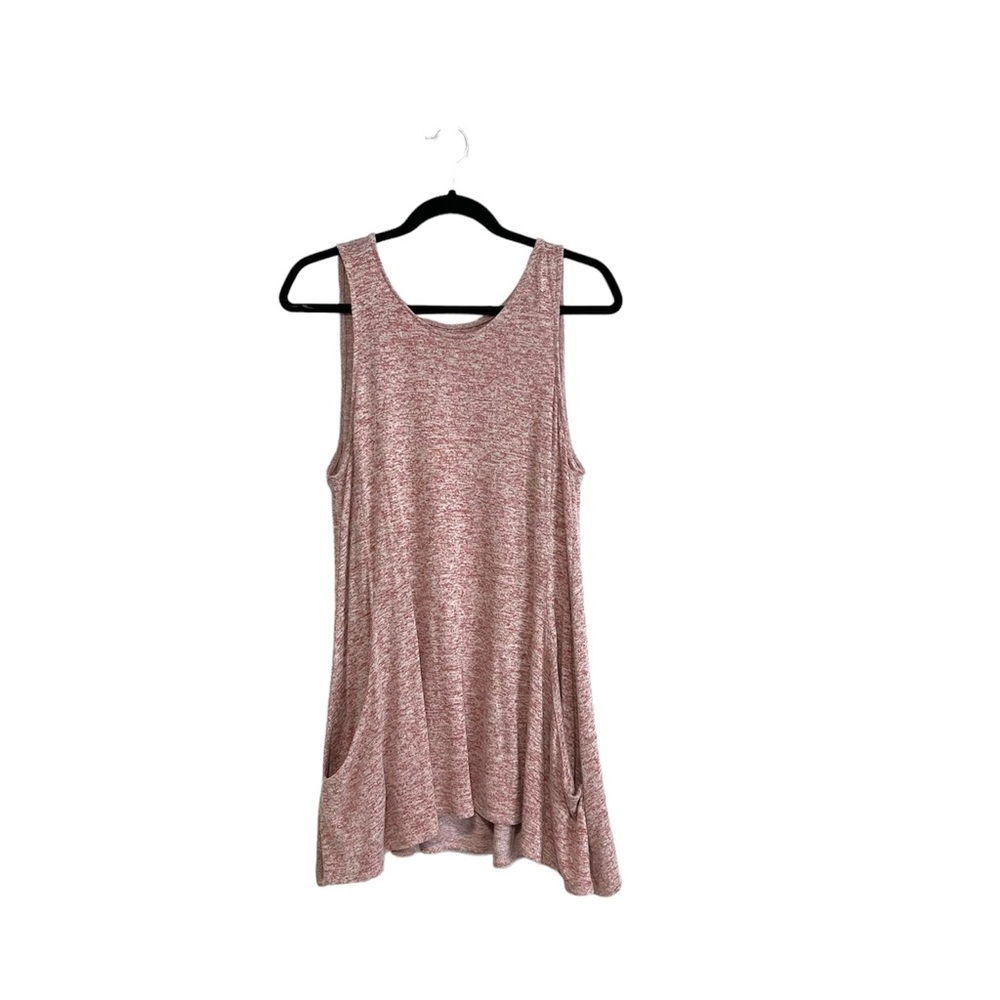 Maurice’s- Pink, Open Back, Pocketed, High Neck Tunic, Size Large